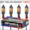 INFAMOUS KING DEAL AVAILABLE AT FIREWORKS KINGDOM