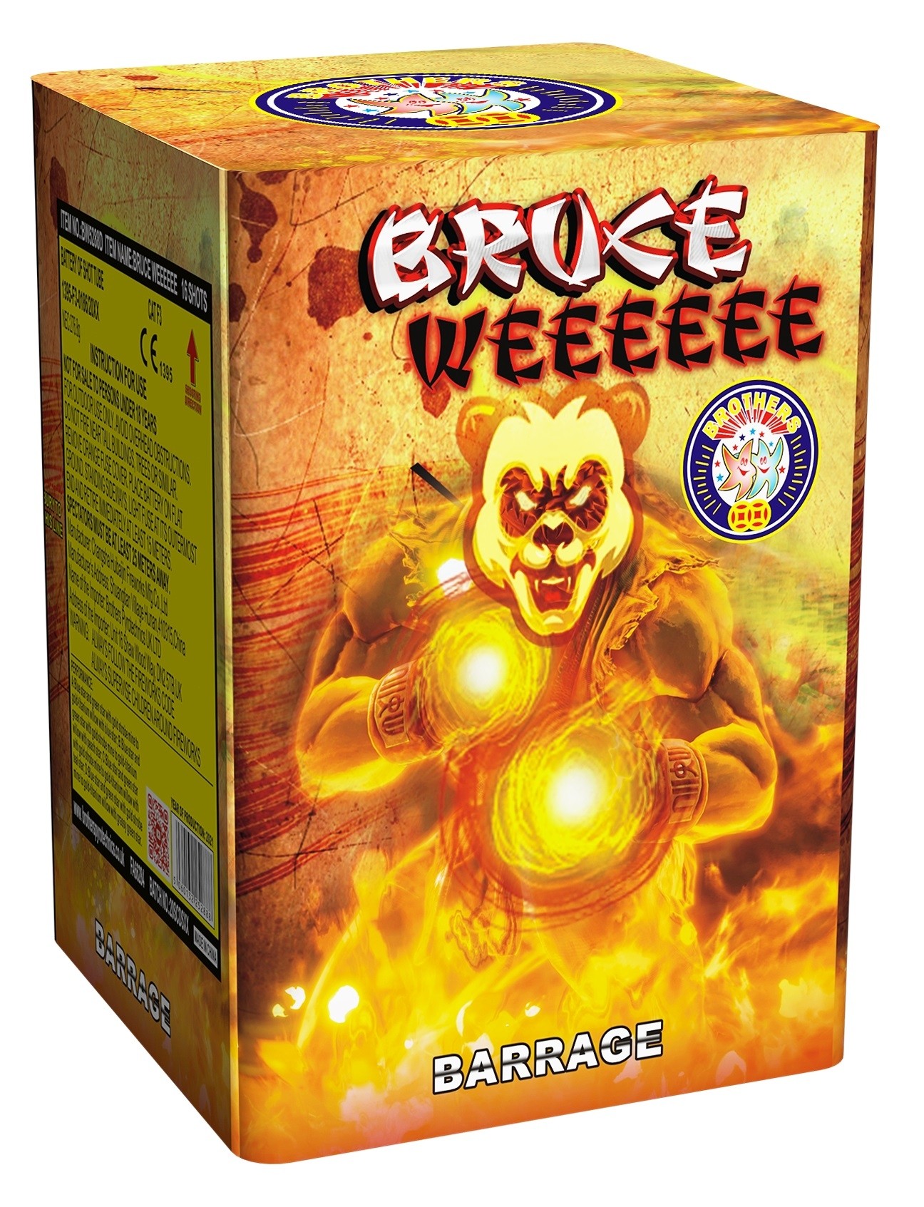 Bruce Weeeeee Barrage by Brothers Pyrotechnics