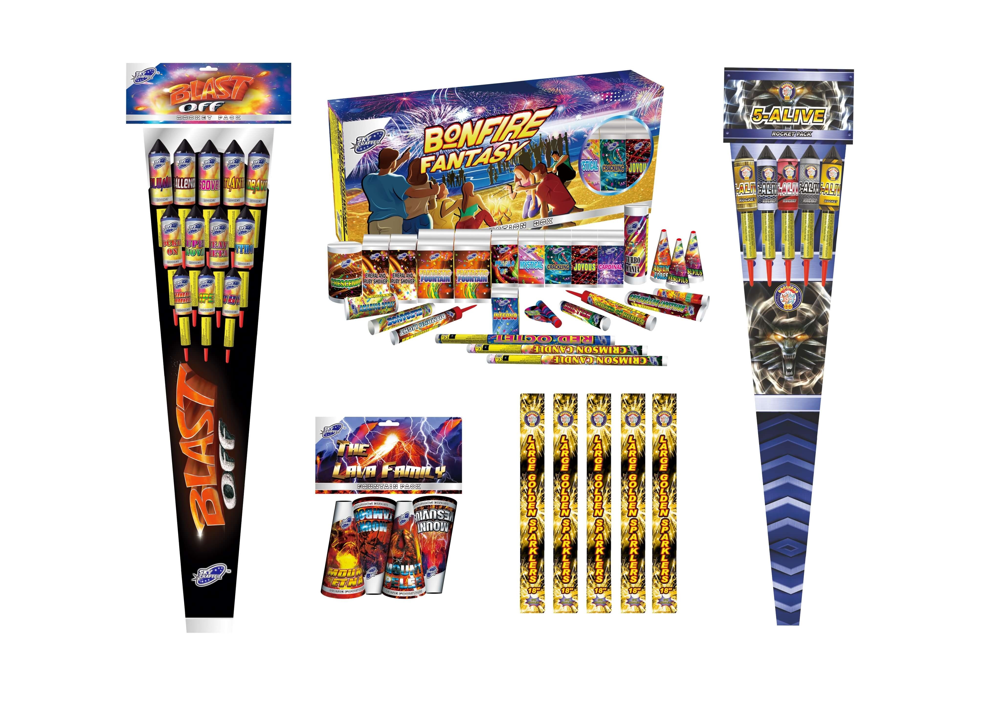 Guy Fawkes Pack from Fireworks Kingdom