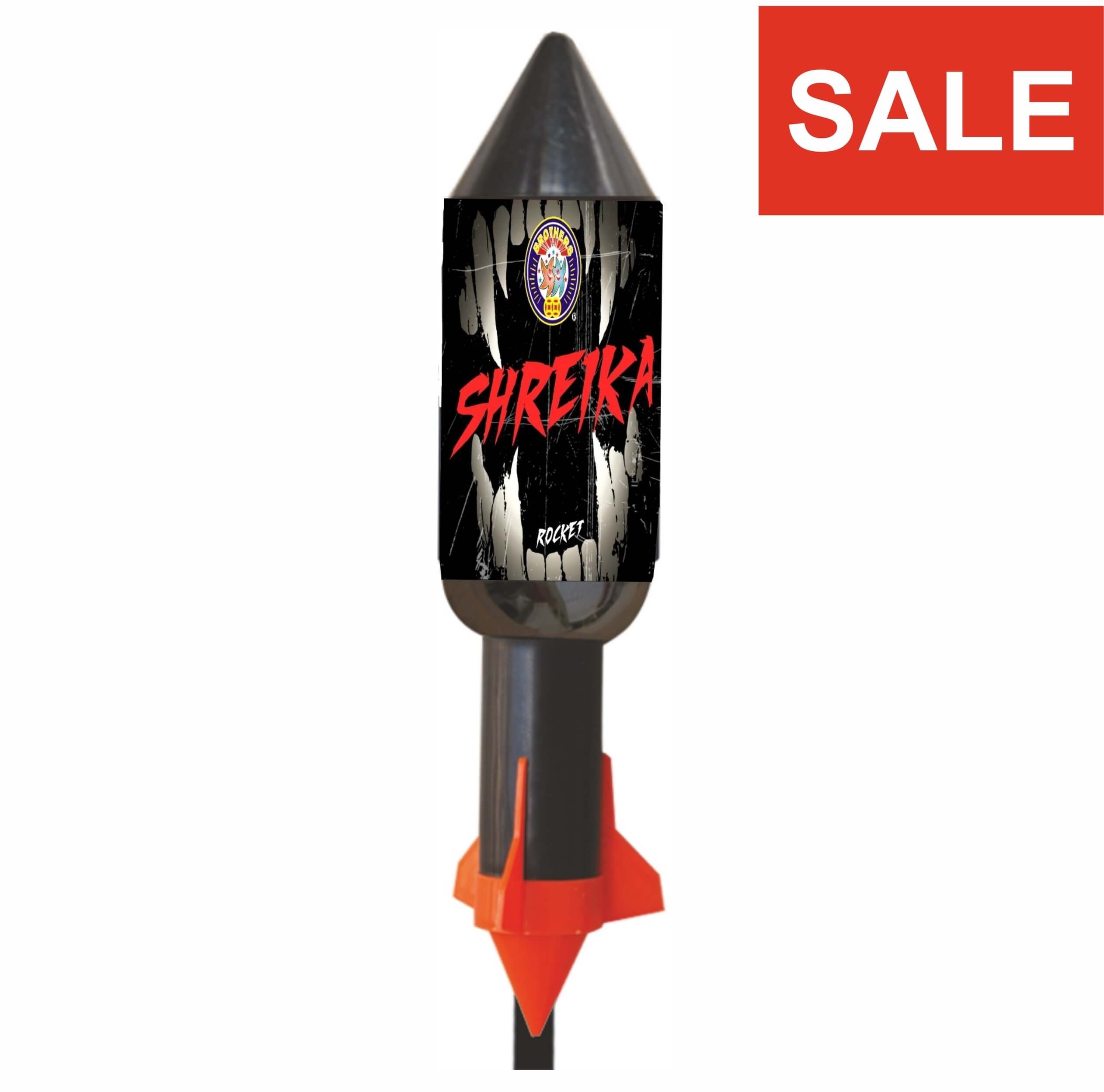 Shreika Rocket by Brothers Pyrotechnics available at Fireworks Kingdom
